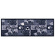 Vidaxl Küchenmatte waschbarer Kaffee 60x300 cm Blau