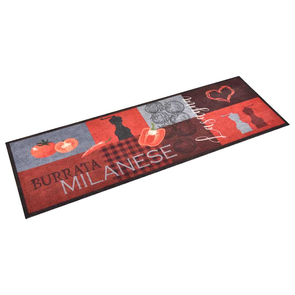 Vidaxl Küchenmatte Waschbare Tomaten 45x150 cm