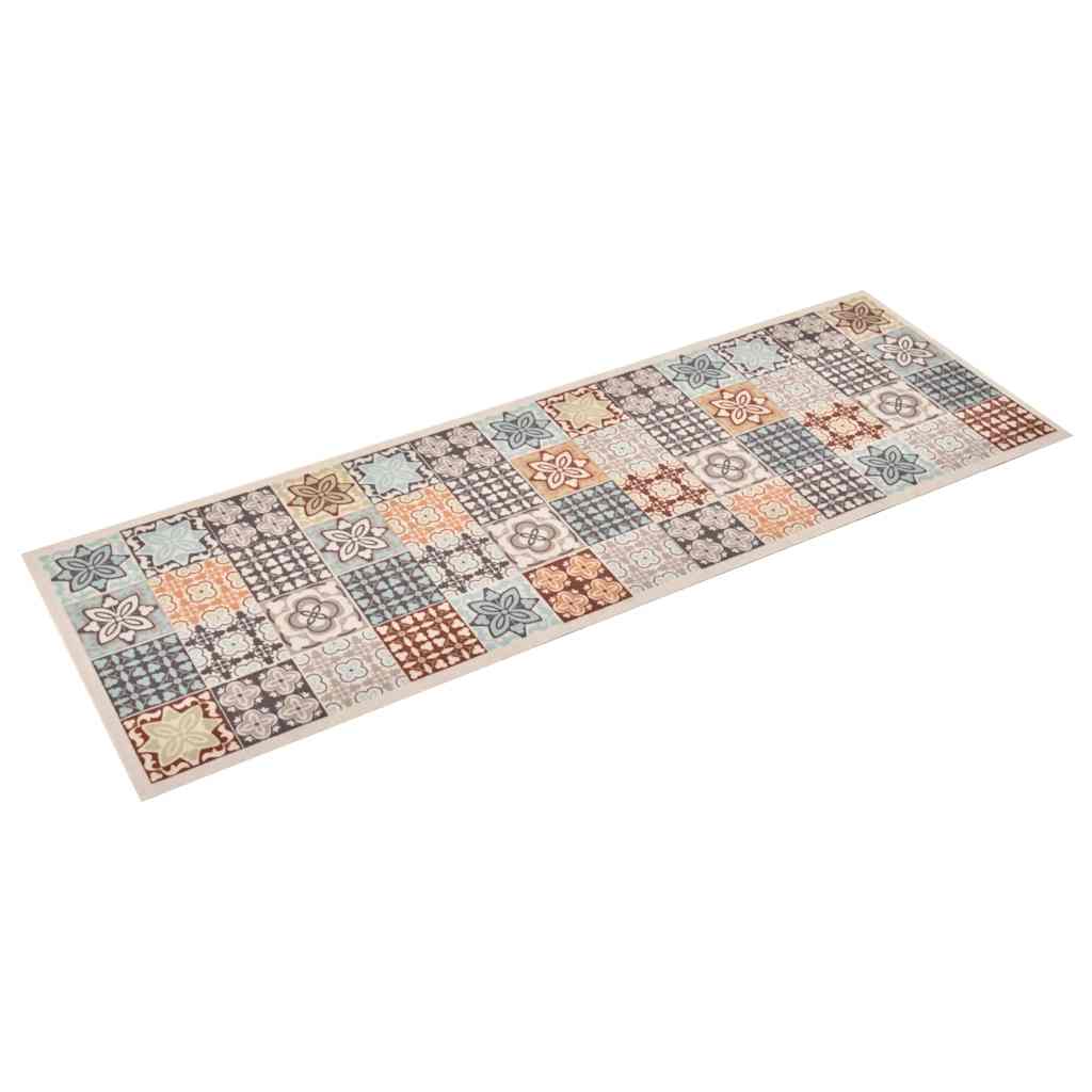 Vidaxl Küchenmatte waschbarer Mosaikfarbe 45x150 cm