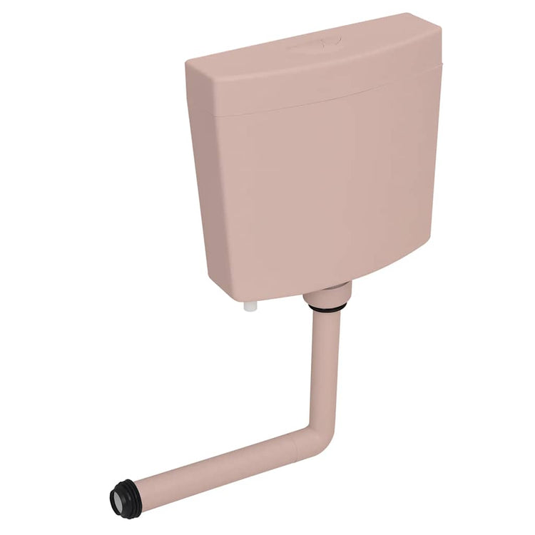 Vidaxl Toilettenboden mit Wasserversorgung am Boden 3 6 l Lachsfarben
