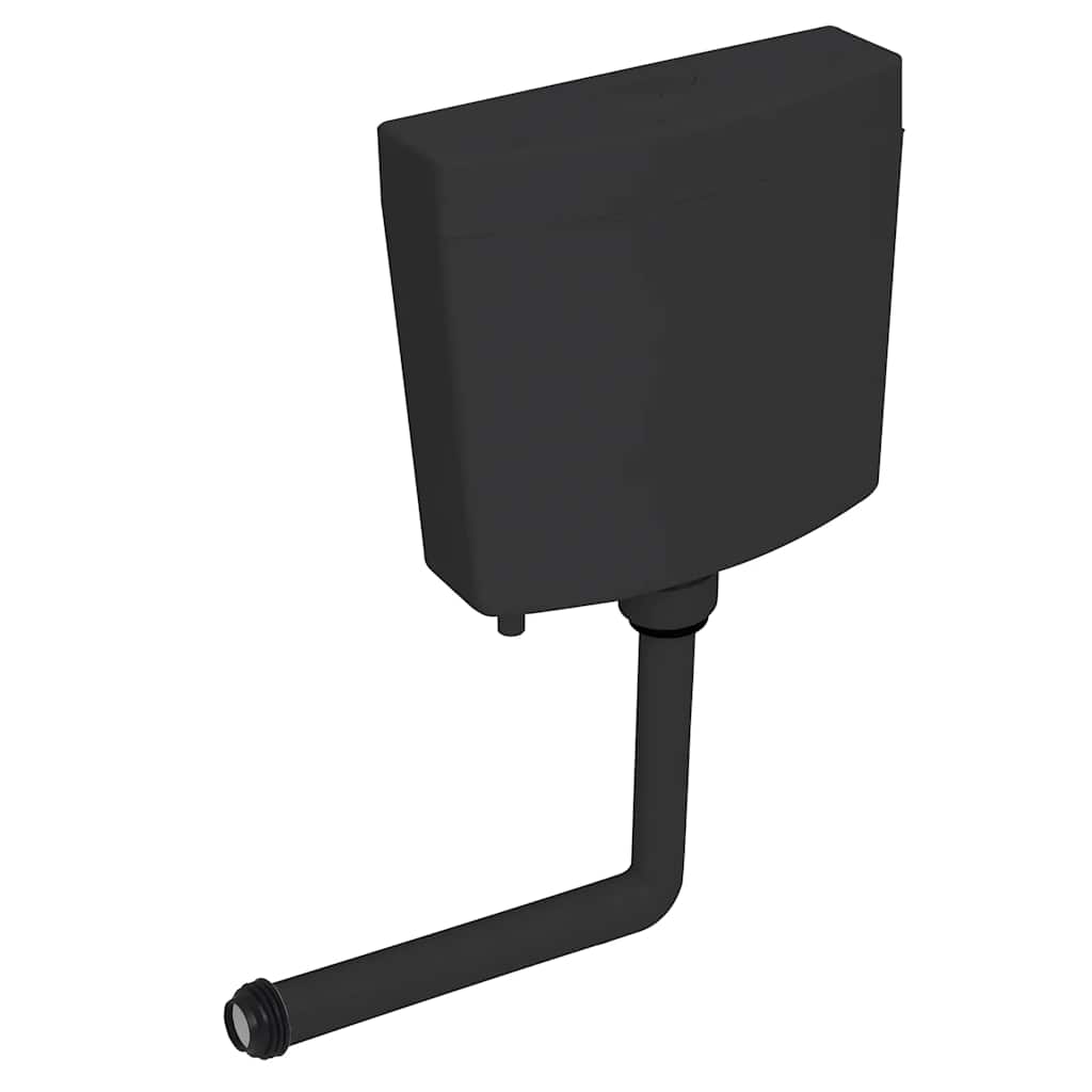 Vidaxl Toilettenboden mit Wasserversorgung am Boden 3 6 l Schwarz
