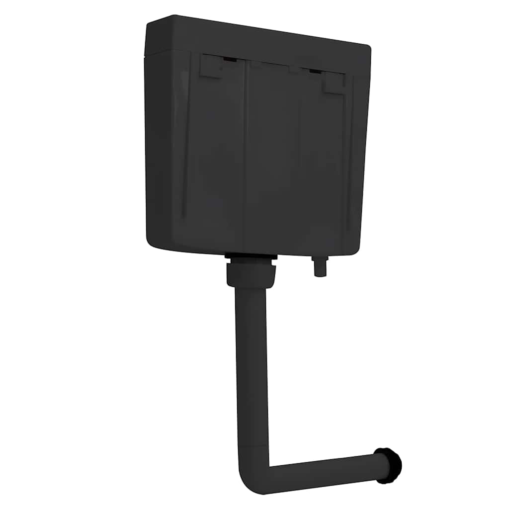 Vidaxl Toilettenboden mit Wasserversorgung am Boden 3 6 l Schwarz