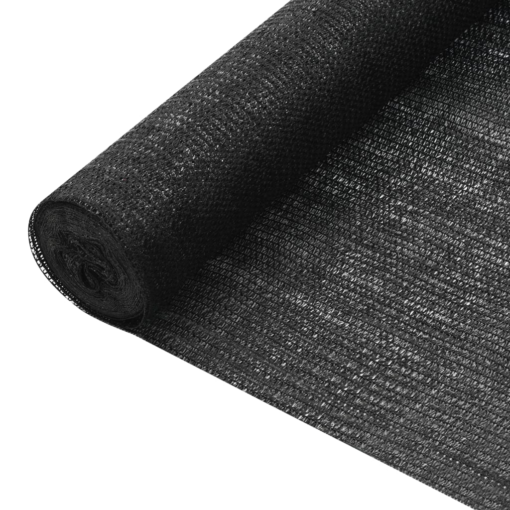 Vidaxl PrivacyNet 75 g m² 1x10 M HDPE Schwarz