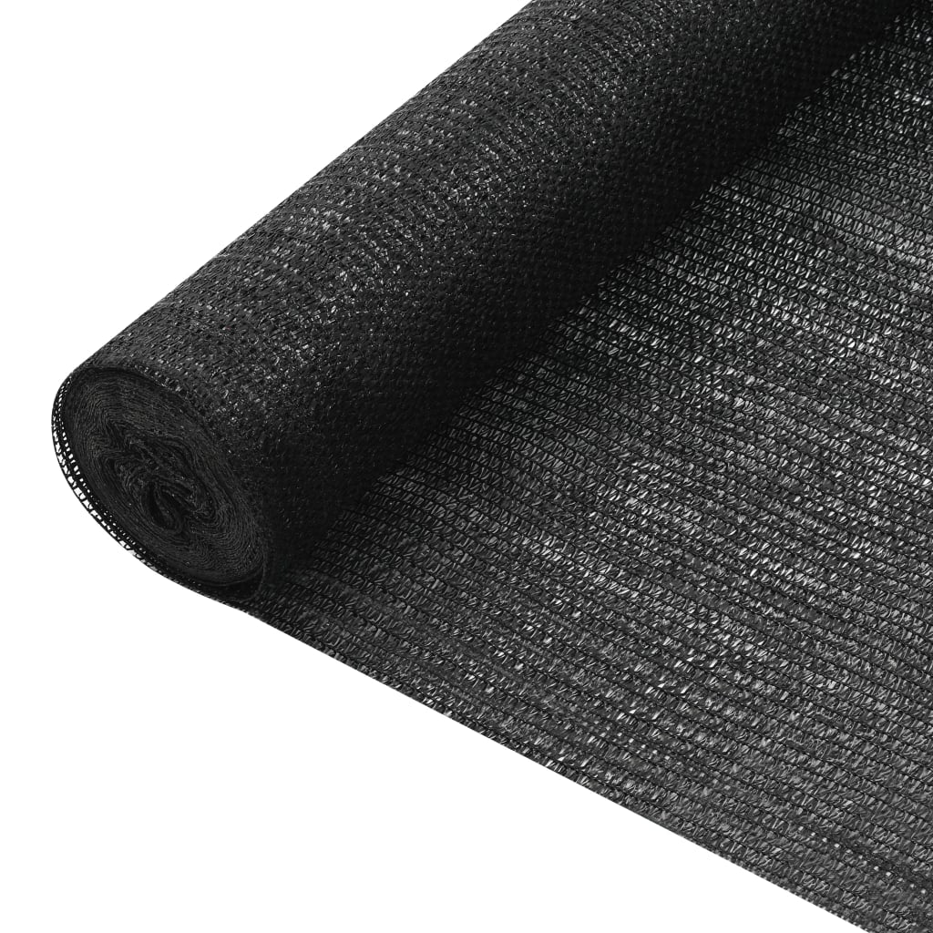 Vidaxl PrivacyNet 75 g m² 1,2 x 10 M HDPE Schwarz