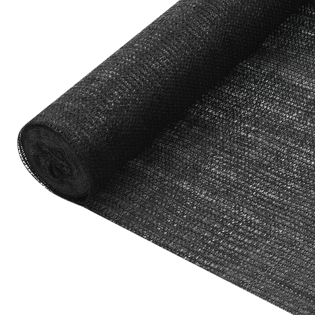 Vidaxx Sichtschutznetz schwarz 2x50 m HDPE 75 g m²