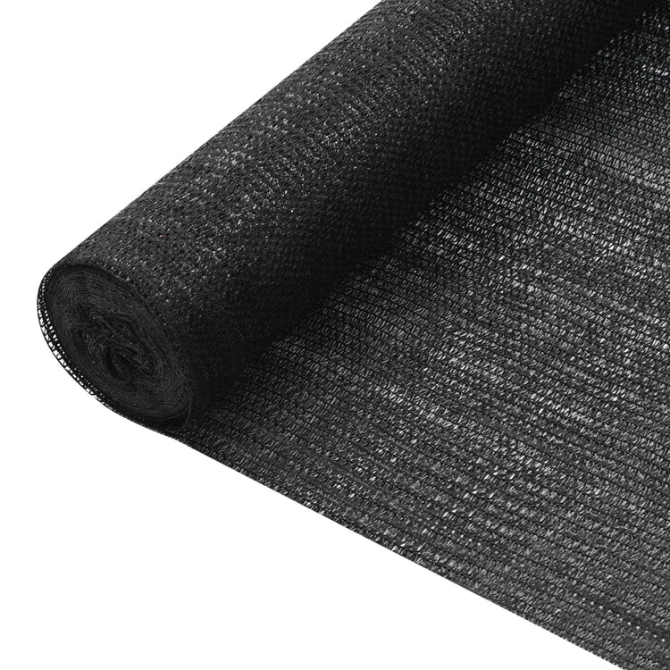 Vidaxx Sichtschutznetz schwarz 2x50 m HDPE 75 g m²