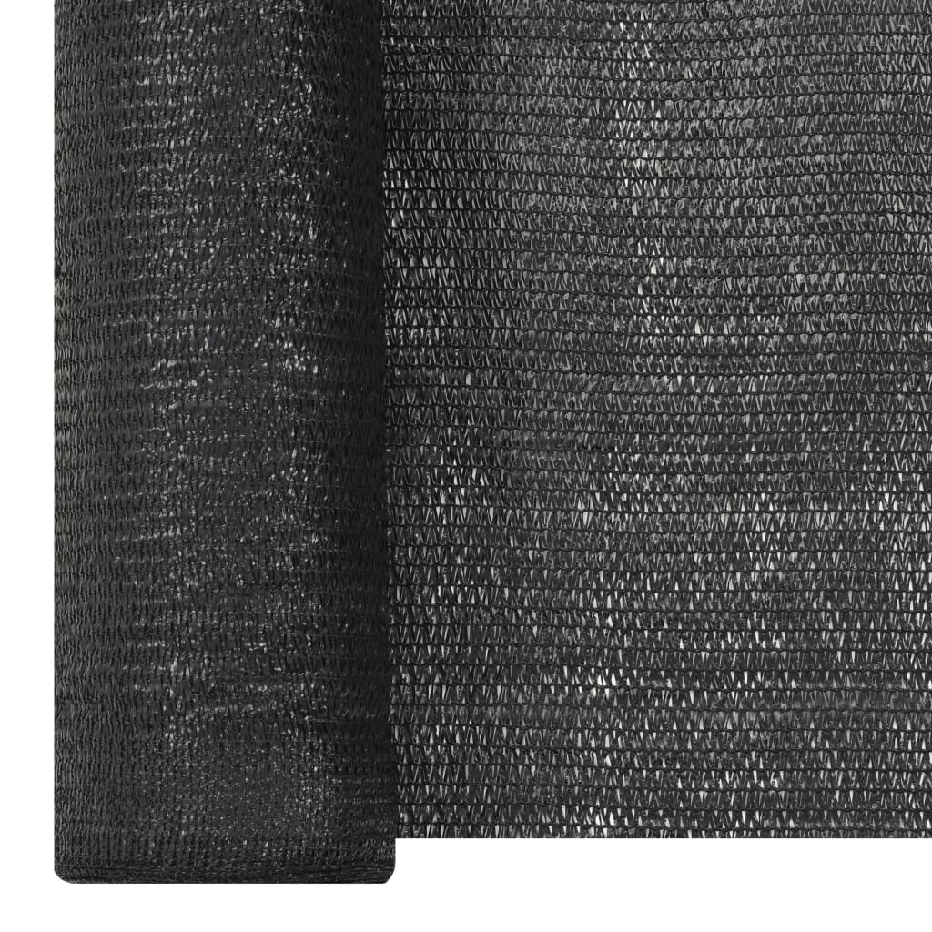 Vidaxl PrivacyNet 150 g m² 3,6 x 10 M HDPE Schwarz