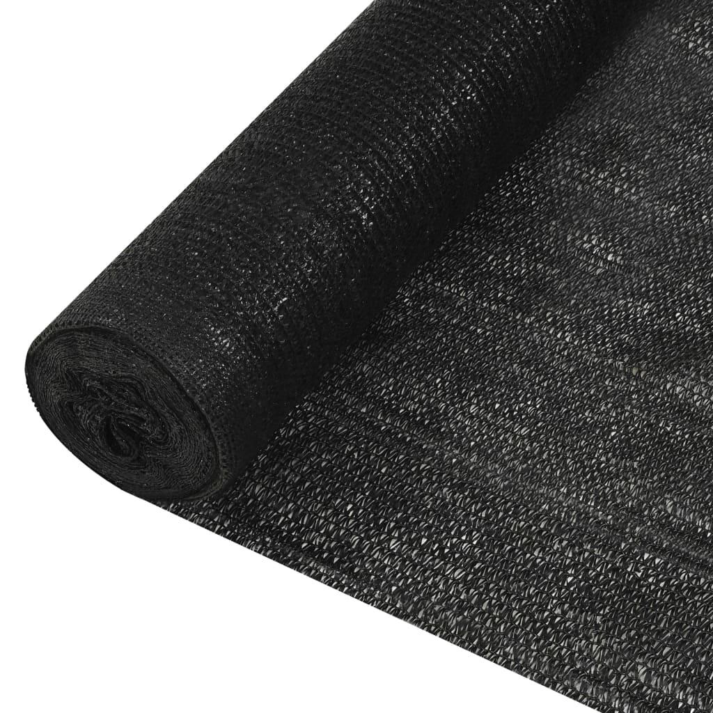 Vidaxl PrivacyNet 195 g m² 1,5x25 M HDPE Schwarz