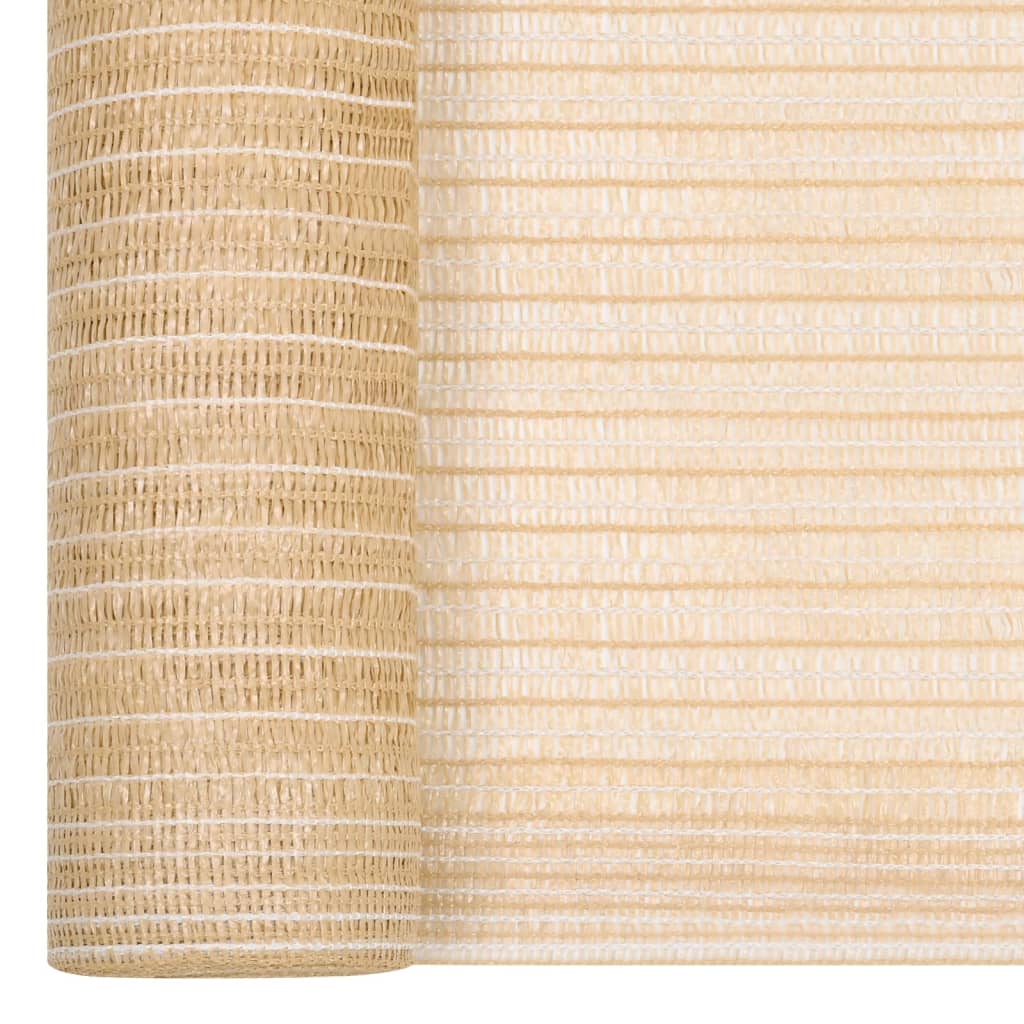Vidaxx Sichtschutznetz 75 g m² 2x10 m HDPE Beige