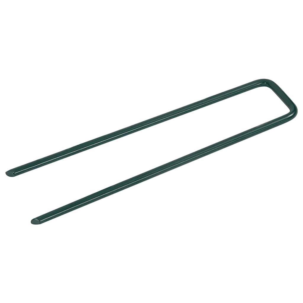 Vidaxl künstliche Grasstifte 20 pc U-förmiges Eisen