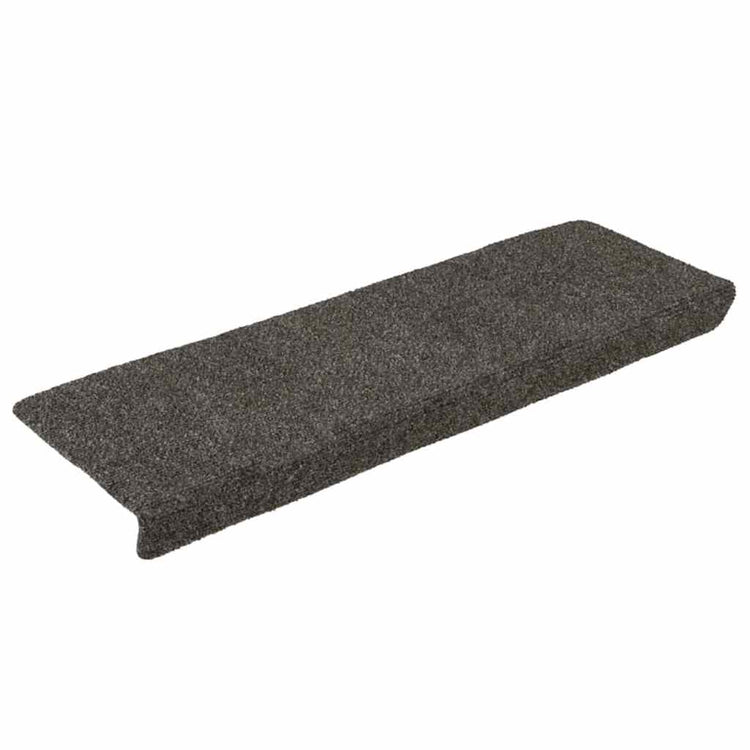 VIDAXL -Treppenmatten 5 PCs 65x21x4 cm Nadel fühlt anthrazit -gelenkt