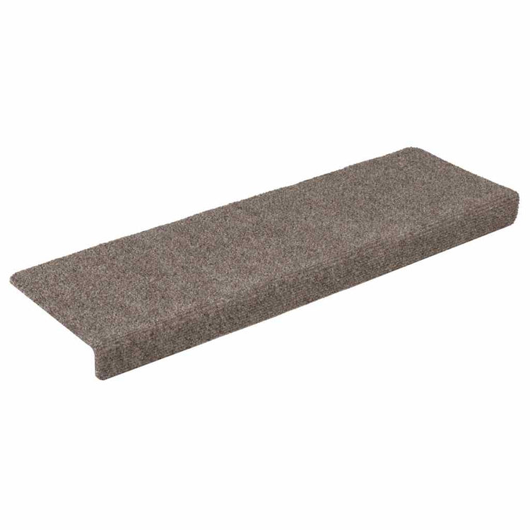 Vidaxl -Treppenmatten 15 ST 65x21x4 cm Nadel Filz creme -gelöscht