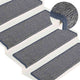 Vidaxl -Treppenmatten 15 ST 65x21x4 cm lila und blau