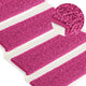 Vidaxl -Treppenmatten 15 ST 65x21x4 cm Pink