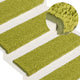 Vidaxl -Treppenmatten 15 ST 65x21x4 cm Grün