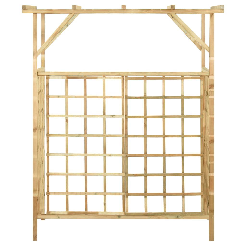 Vidaxl Pergola für 2 Behälter imprägnierte Kiefern