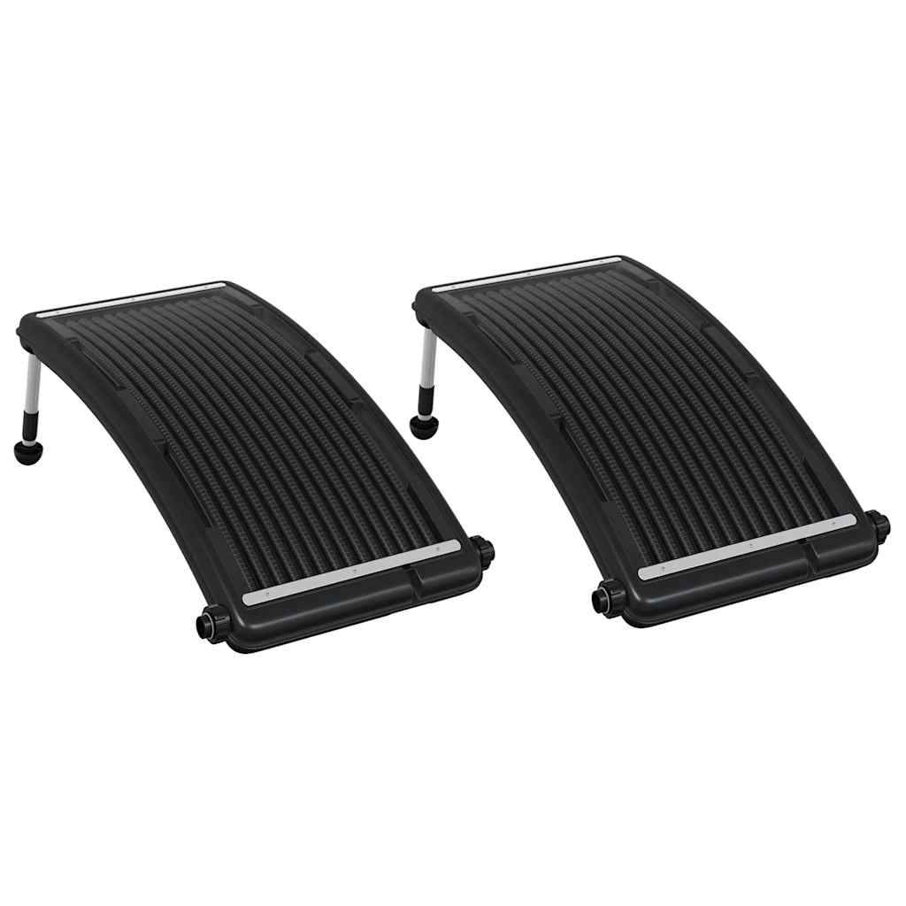 Vidaxl Schwimmbad Heizung Solar 2 ST gebogen 110 x 65 cm