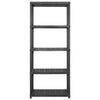 VIDAXL-LAGE RAKE 5-LAYER 142X38X170 CM KLASTIK SCHWARZ