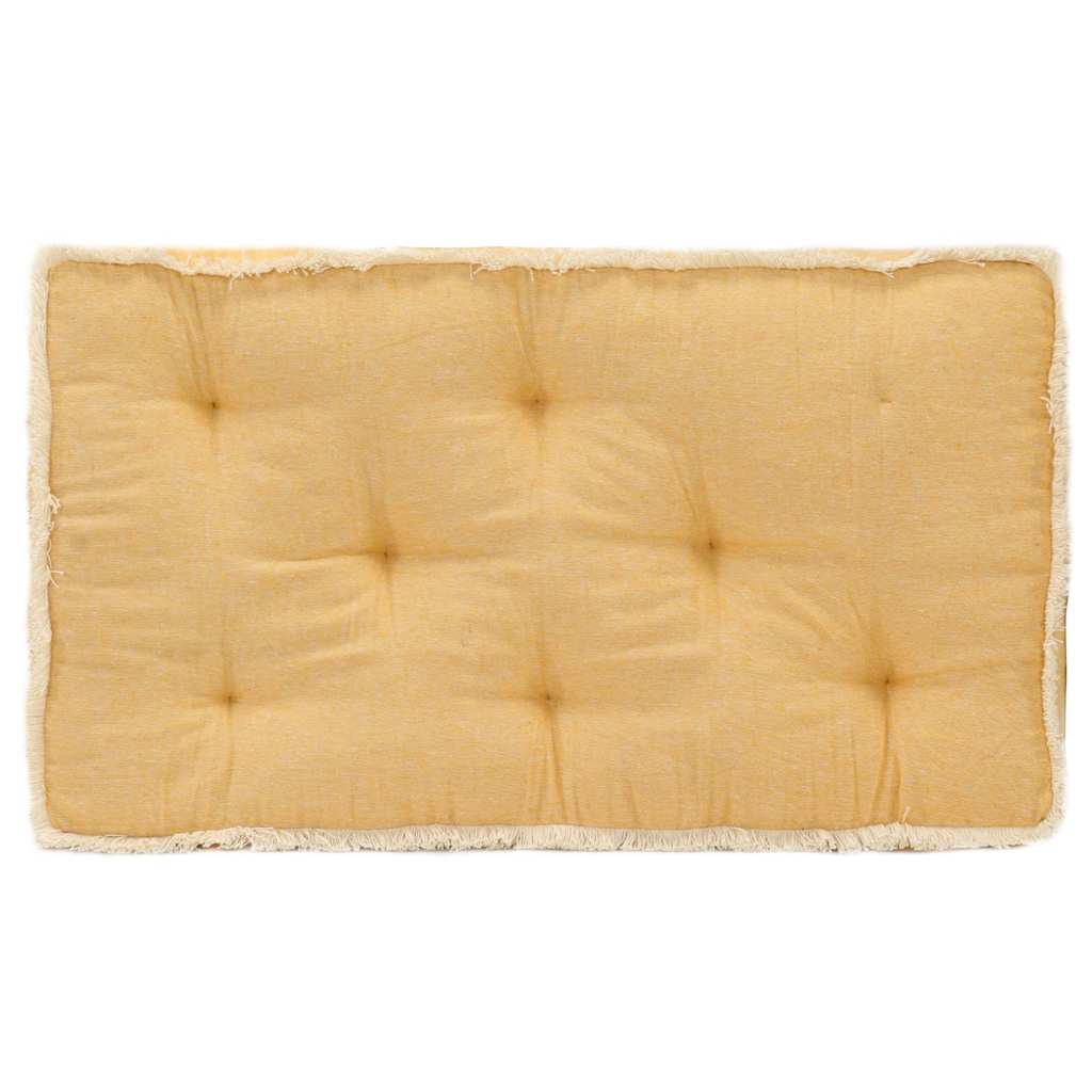 VidaXL Sofakissen Palette 73x40x7 cm gelb