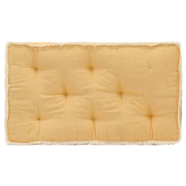 VidaXL Sofakissen Palette 73x40x7 cm gelb