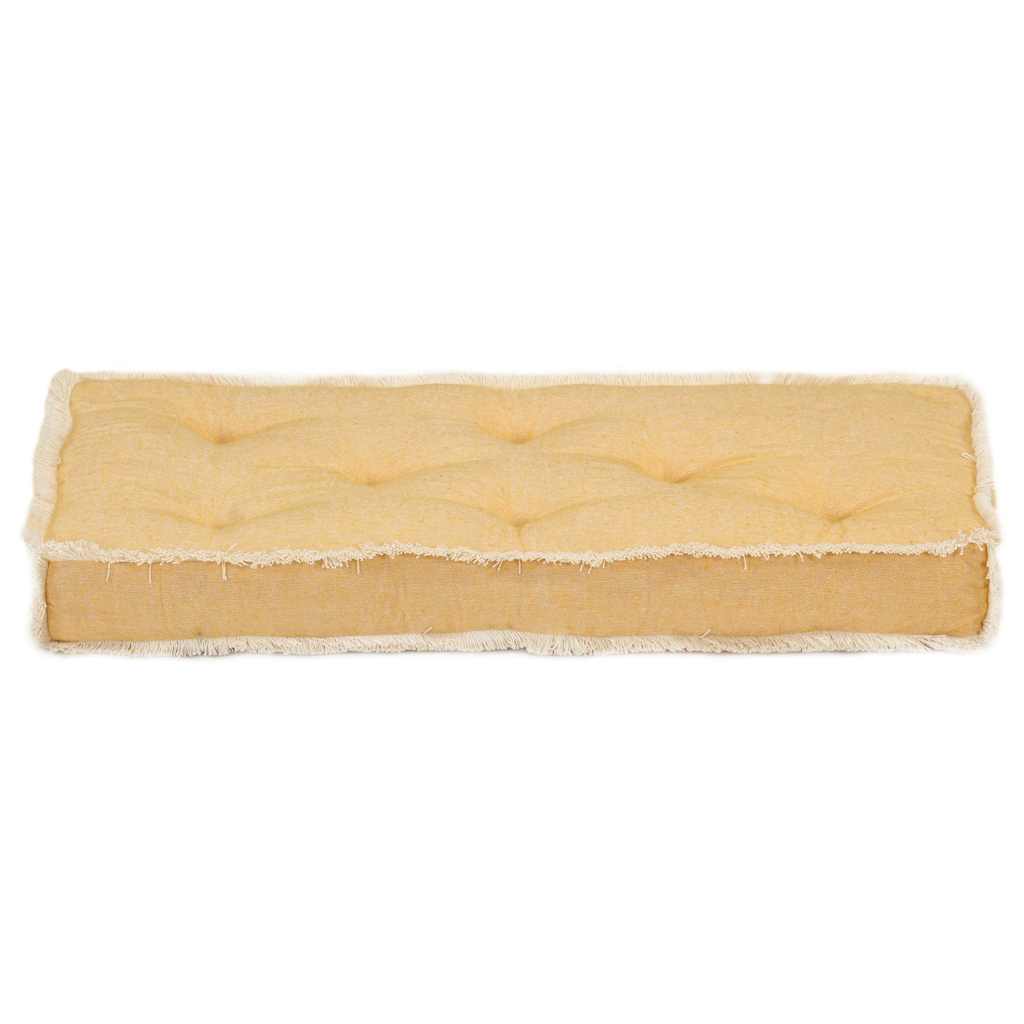 VidaXL Sofakissen Palette 73x40x7 cm gelb