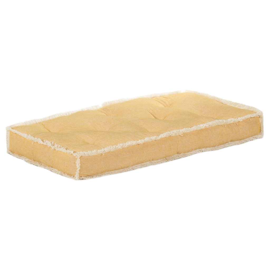 VidaXL Sofakissen Palette 73x40x7 cm gelb