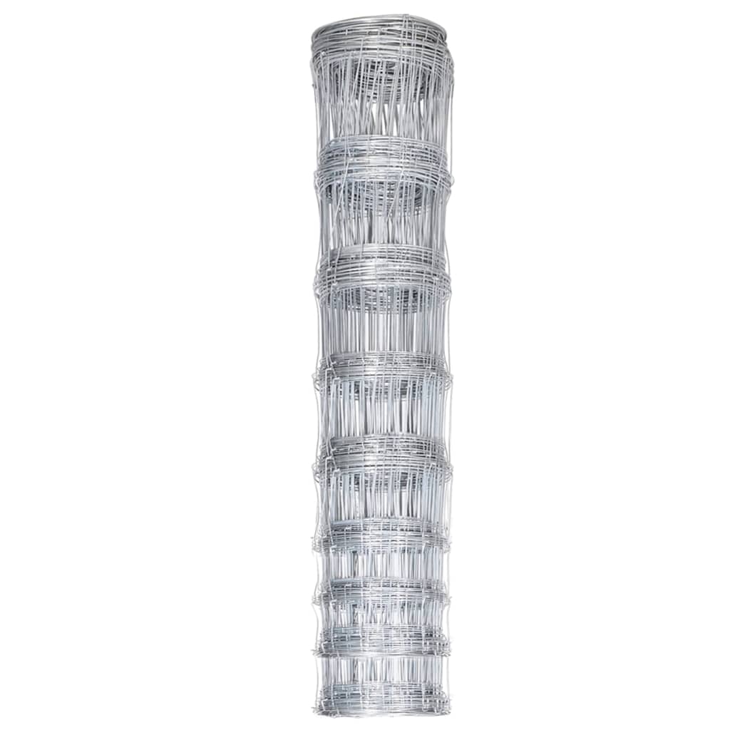 Vidaxl HEK 50 x 1,2 M verzinkte Stahl Silberfarbe