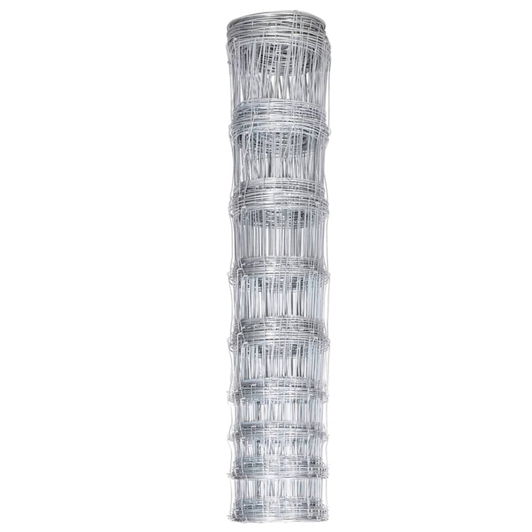 Vidaxl HEK 50 x 1,2 M verzinkte Stahl Silberfarbe