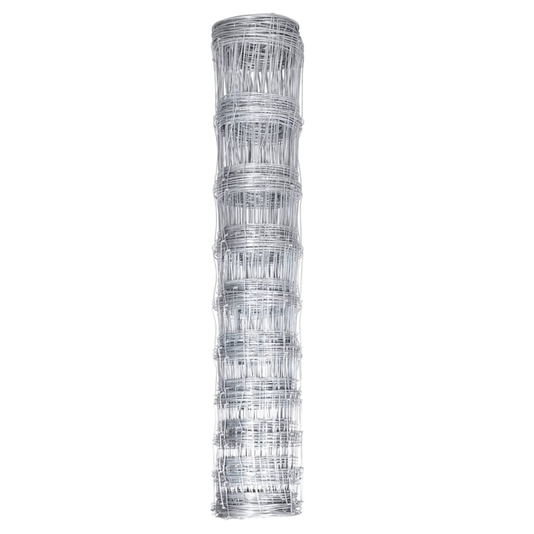 Vidaxl HEK 50 x 1,2 M verzinkte Stahl Silberfarbe