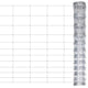 Vidaxl -Zaun 50 m 150 cm verzinkter Stahl Silberfarben
