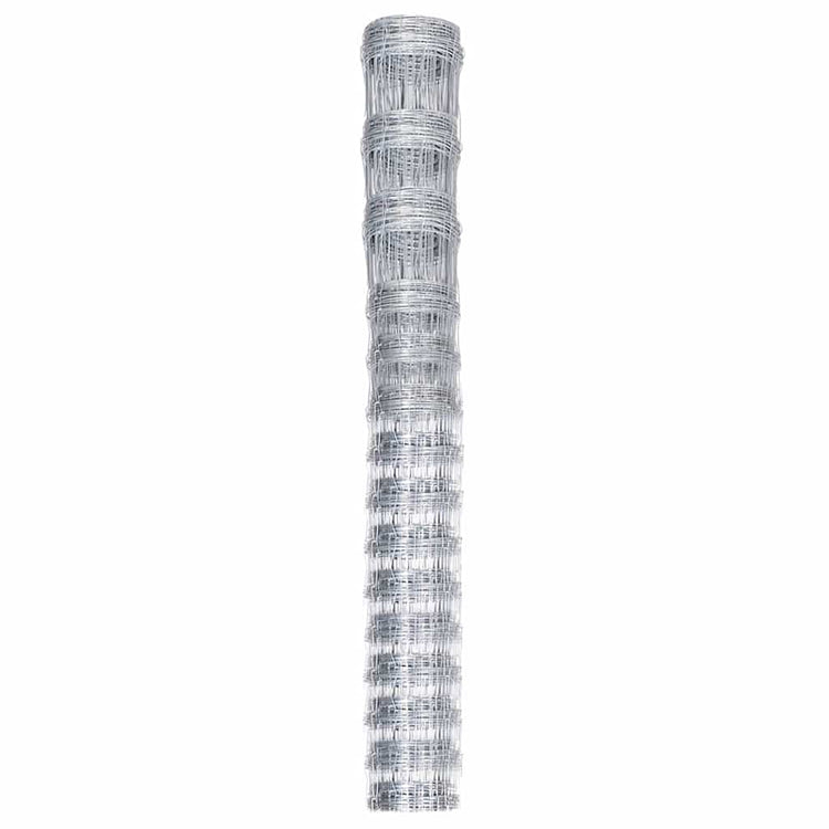 Vidaxl HEK 50 x 1,6 M verzinkte Stahl Silberfarbe