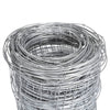 Vidaxl Gartenzaun 50x1,6 m verzinkter Stahl Silberfarbe
