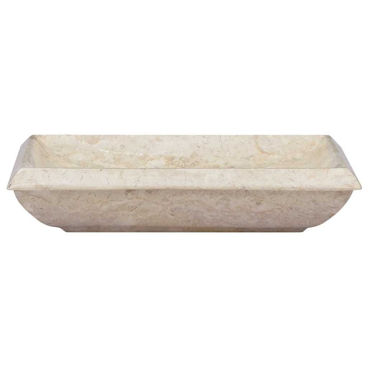Vidaxl Sink 50x35x10 cm Marmorcreme gefärbt