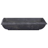Vidaxl Sink 50x35x10 cm Marmor Schwarz
