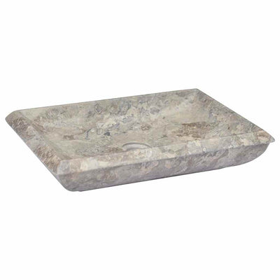 Vidaxl Sink 50x35x10 cm Marmorgrau