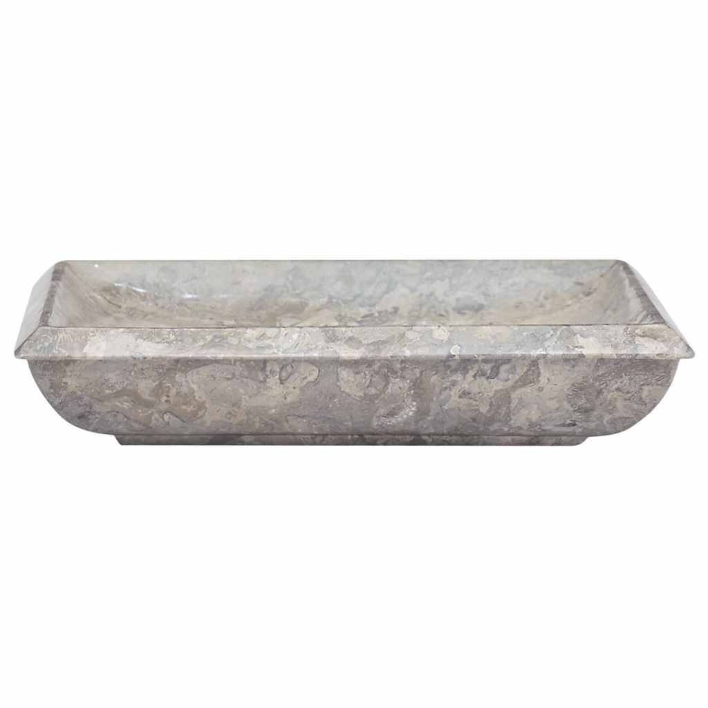Vidaxl Sink 50x35x10 cm Marmorgrau