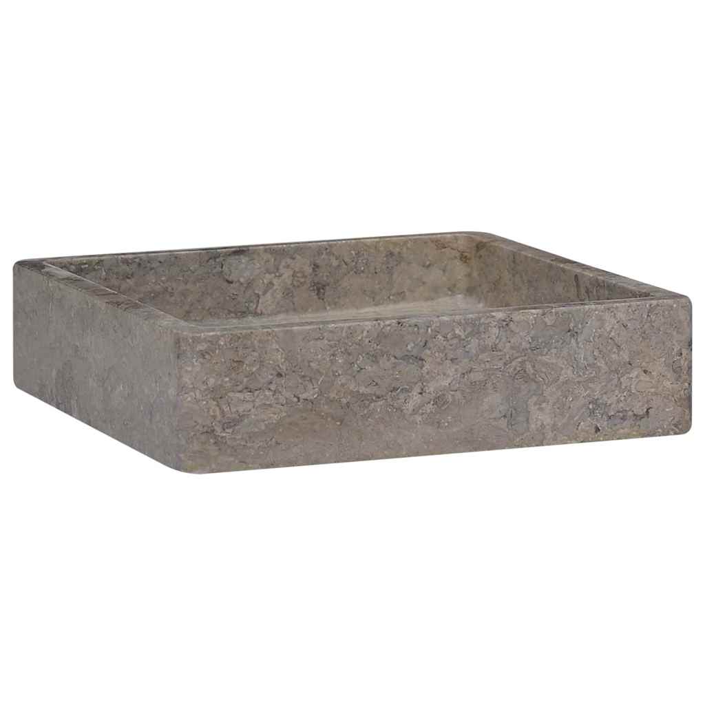 Vidaxl Sink 40x40x10 cm Marmorgrau