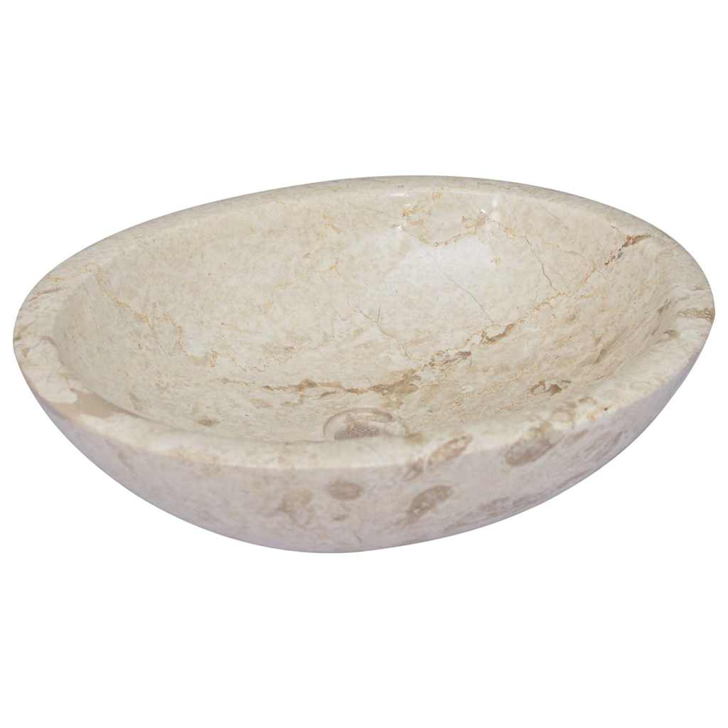 Vidaxl Sink 53x40x15 cm Marmorcreme -Colored