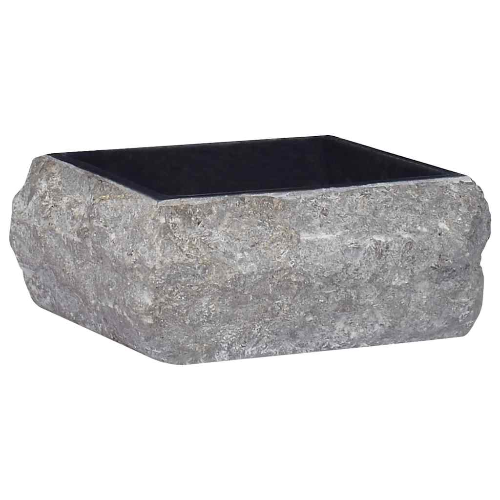 Vidaxl Sink 30x30x13 cm Marmor Schwarz