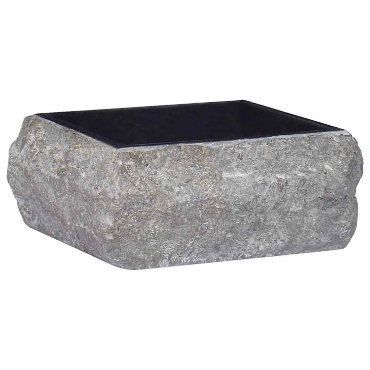 Vidaxl Sink 30x30x13 cm Marmor Schwarz