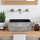 Vidaxl Sink 30x30x13 cm Marmor Schwarz