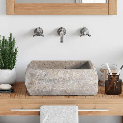 Vidaxl Sink 30x30x13 cm Marmorgrau