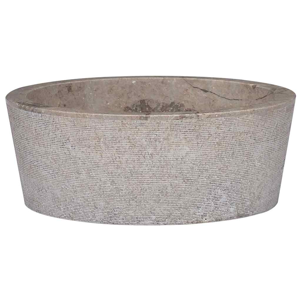 VIDAXL SAKK Ø40x15 cm Marmorgrau