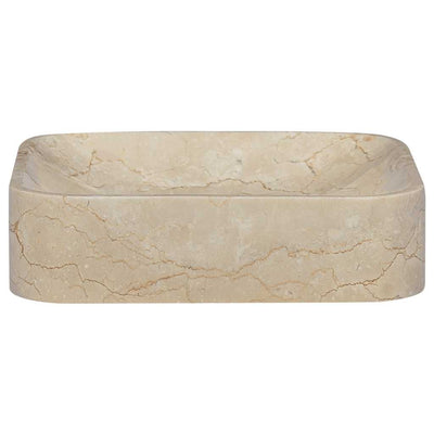 Vidaxl Sink 40x40x10 cm Marmorcreme gefärbt