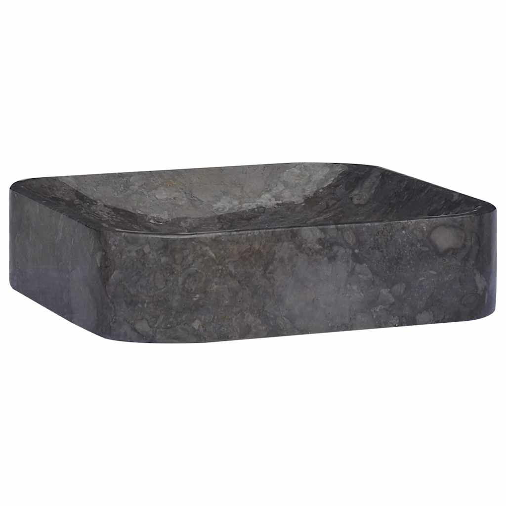 Vidaxl Sink 40x40x10 cm Marmor Schwarz