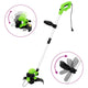 VIDAXL GROSSTRIMMER ELEKTRISCHE TELESCOPIC 29 cm 550 W