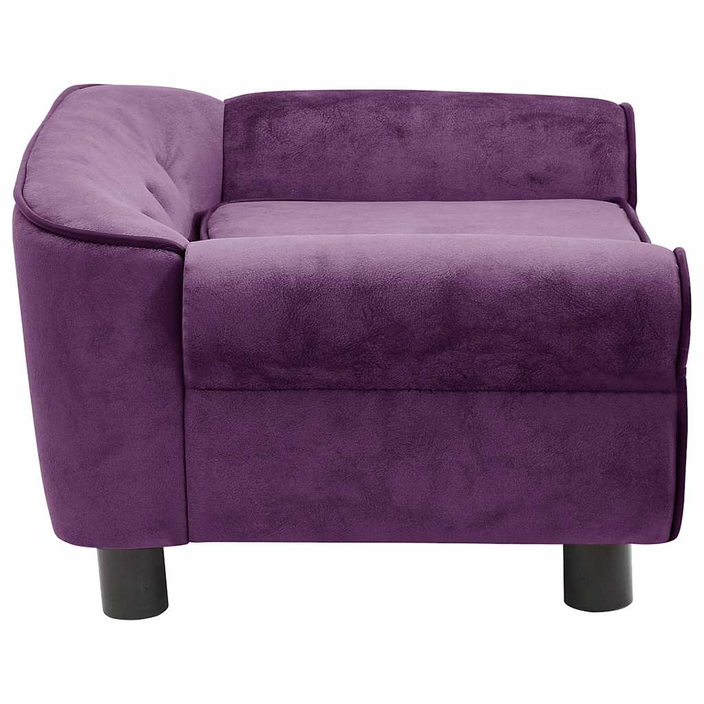 VIDAXL DOW BANK 72x45x30 cm Plüsch Bordeaux rot