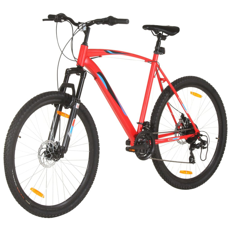 Vidaxl Mountainbike 21 Zahnräder 29 Zoll Räder 53 cm Rahmen Rot