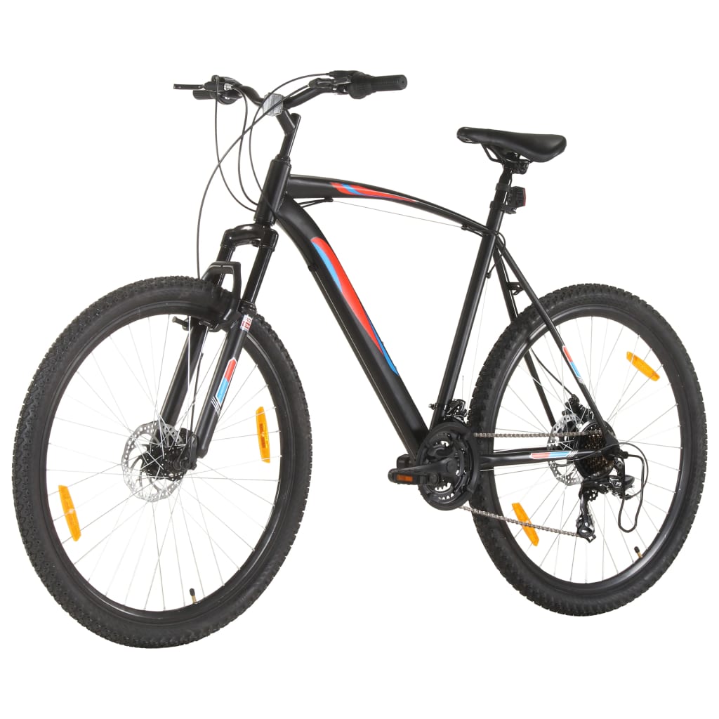 Vidaxl Mountainbike 21 Zahnräder 29 Zoll Räder 53 cm Rahmen schwarz