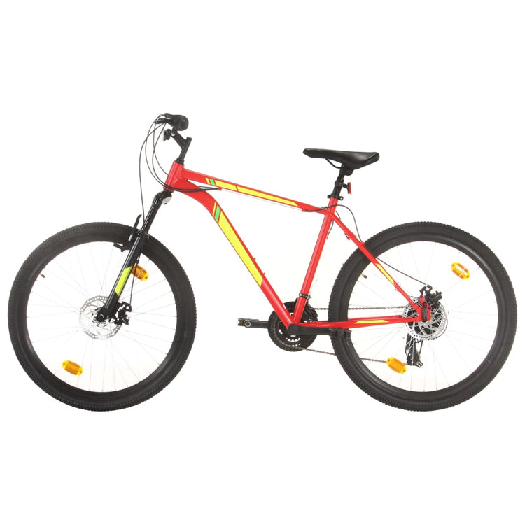 Vidaxl Mountainbike 21 Zahnräder 27,5 Zoll Räder 50 cm Rahmen Rot